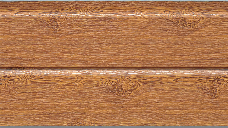 Panel sándwich con patrón de madera B177S-001