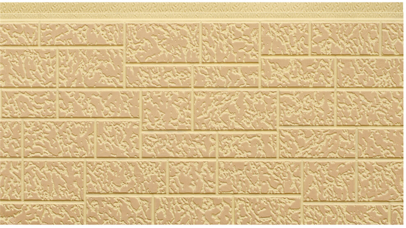Panel sándwich con patrón de piedra AD3-016