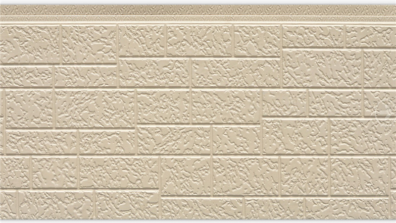 Panel sándwich con patrón de piedra AM3-001