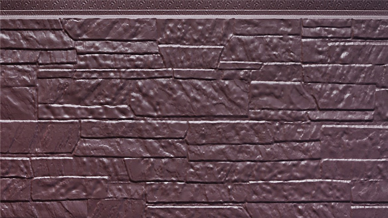 Panel sándwich con patrón de piedra grande AG11-001