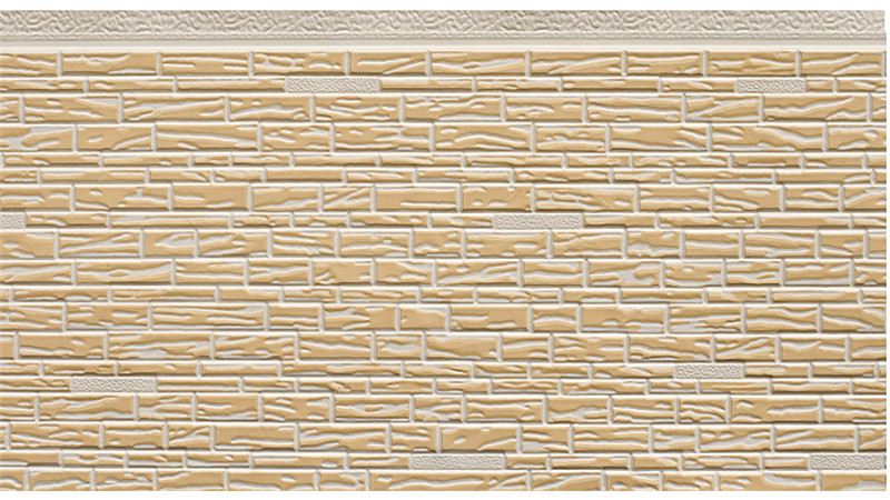 Panel sándwich con patrón de piedra peque?a AM9-016